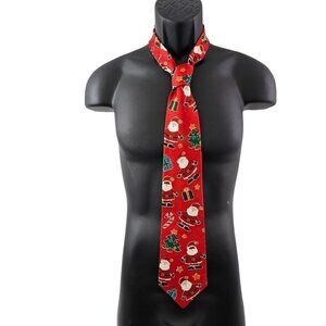 Vintage Save The Children Men's Jolly Santas Novelty Neck Tie Sonia – Age 11